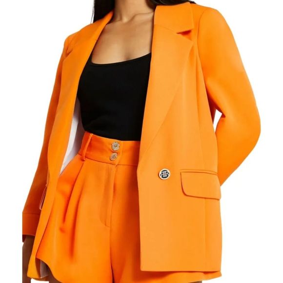 River Island Jackets & Blazers - River island orange soft blazer